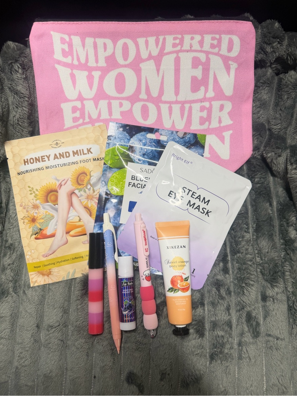 Empowered Women Pink Makeup & Skincare Gift Set